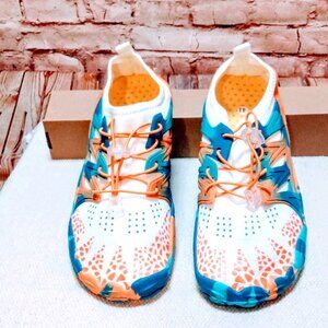 New Multi Color Slide on Sneakers w/Slide Adjustable Shoe Strings Size 10/41 11.